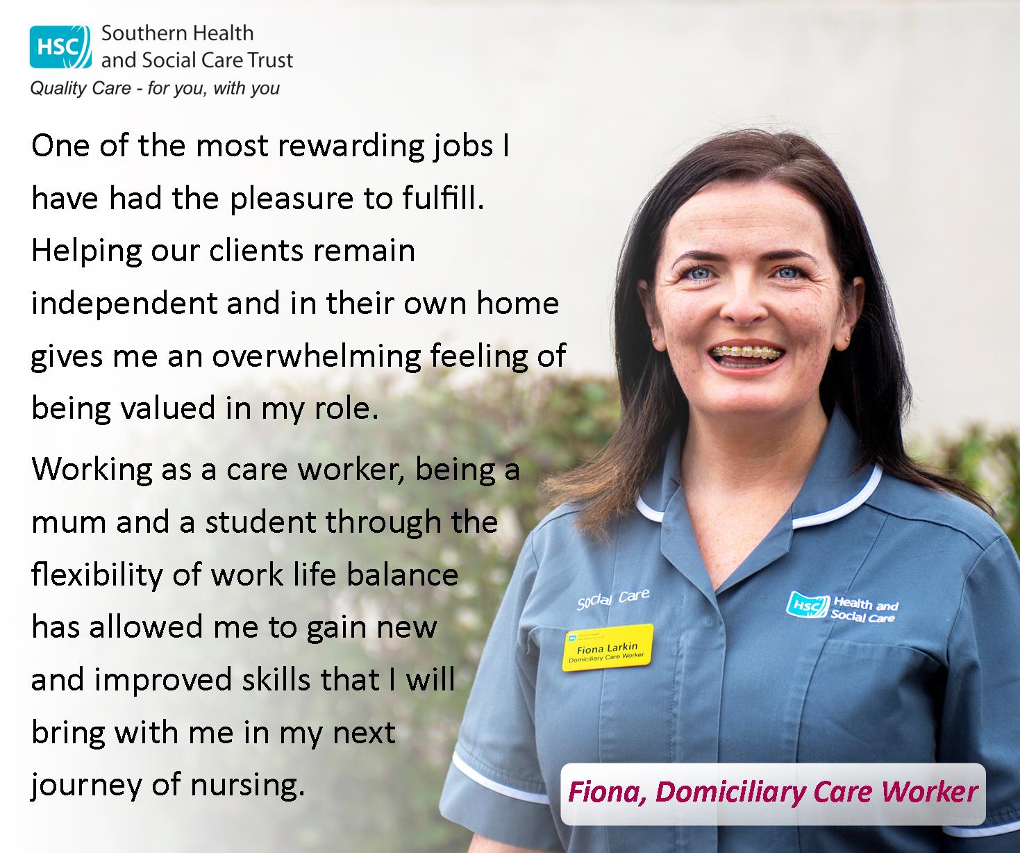 Domiciliary Care Recruitment Southern Health Social Care Trust