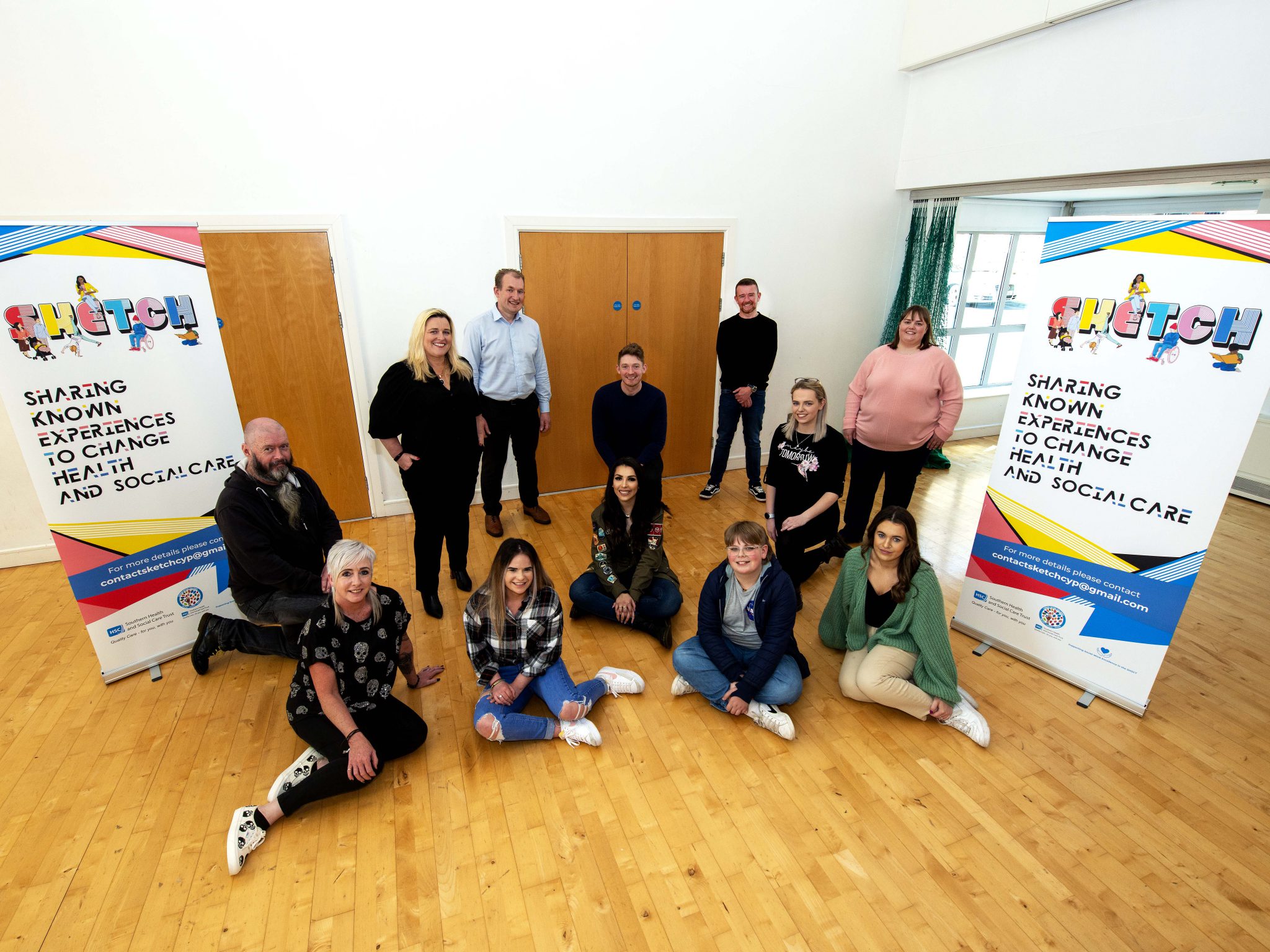Sketch sharing known experiences to change health social care 