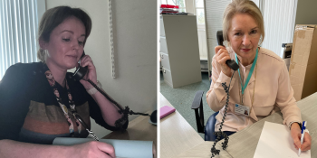 Sabrina and Ruth are just some of our experienced health visitors who are at the end of the telephone for parents to seek support and help if they have any concerns about feeding their baby.