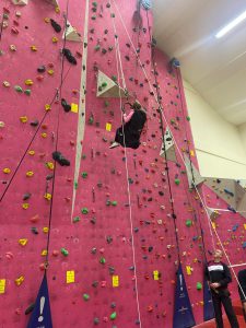 Climbing wall activity - Gilford Community Centre