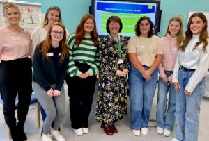 Caroline Keown (Assistant Director for Integrated Maternity and Women’s Health) is pictured with some of the new midwives.