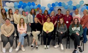 Some of the new SHSCT midwives are pictured with Trust Midwifery Practice Education Team and some of our Specialist Midwives who have been involved with training.
