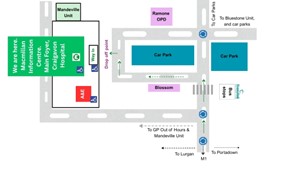 CAH Map to Macmillan information centre