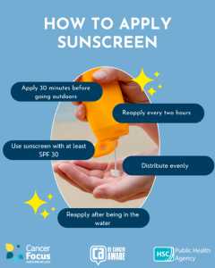 How to apply sunscreen